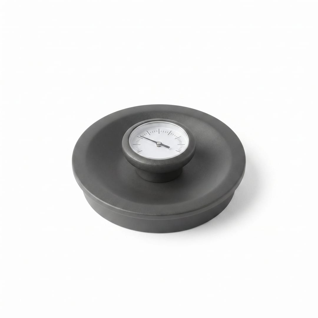 Brew Lid with analog thermometer